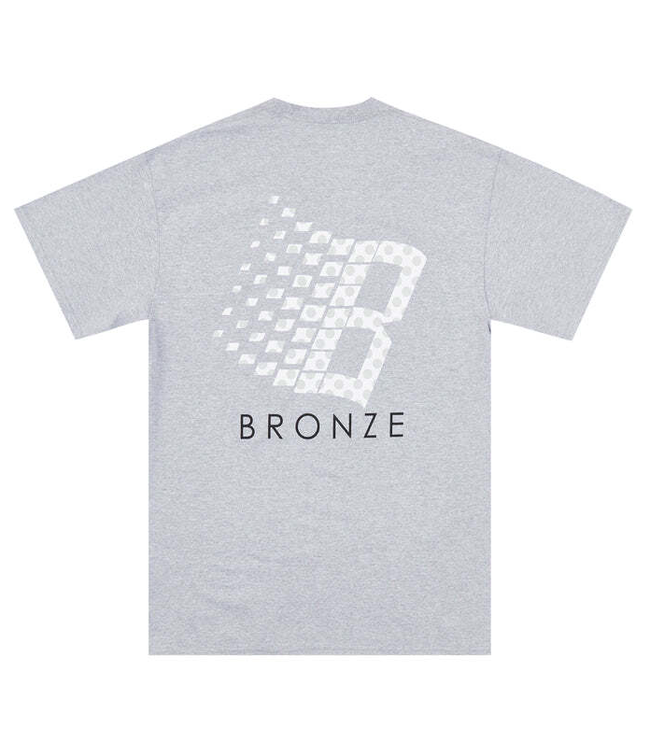 BRONZE 56K BRONZE 56K - POLKA DOT LOGO TEE (HEATHER GREY)