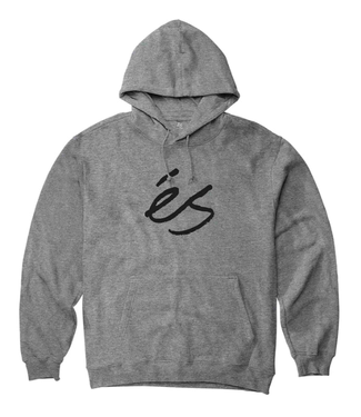 ÉS ÉS - SCRIPT HOODIE (GREY HEATHER)