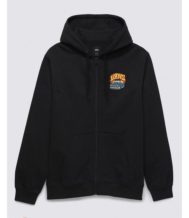 VANS VANS - HOT ROD FULL ZIP HOODIE (BLACK)
