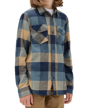 VANS VANS - BOX FLANNEL "BOYS" (BLUESTONE/TAOS TAUPE) VANS VANS - BOX FLANNEL "BOYS" (BLUESTONE/TAOS TAUPE)