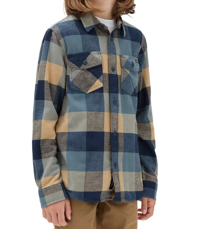 VANS VANS - BOX CHEMISE FLANNELLE "ENFANT" (BLUESTONE/TAOS TAUPE)