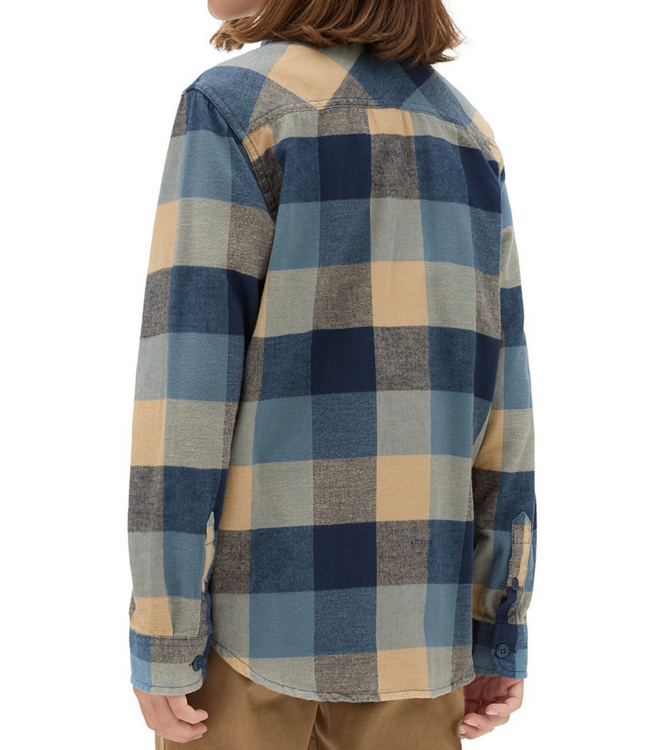 VANS VANS - BOX FLANNEL "BOYS" (BLUESTONE/TAOS TAUPE)