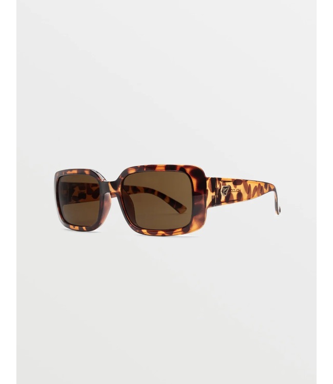 VOLCOM VOLCOM - TRUE SUNGLASSES (GLOSS TORTOISE/ BRONZE)