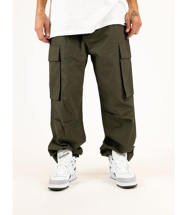 LOVIAH LOVIAH - RIPSTOP CARGO PANTS (DARK GREEN)