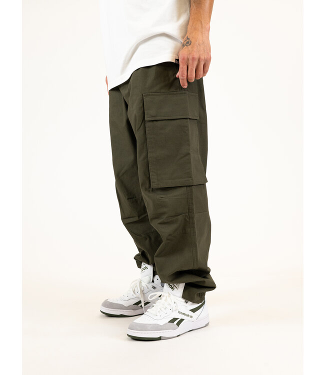 LOVIAH LOVIAH - RIPSTOP CARGO PANTS (DARK GREEN)