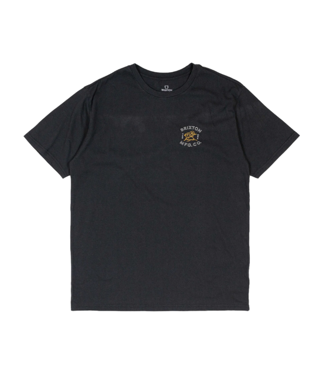 BRIXTON BRIXTON - BRYDEN T-SHIRT RELAXÉ (LAVAGE CLASSIQUE NOIR)