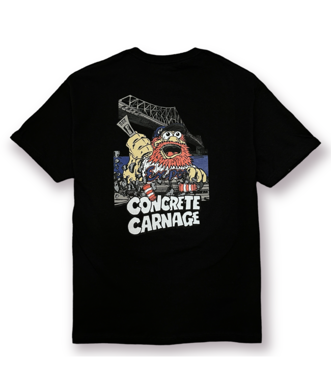 MEHRATHON - CONCRETE CARNAGE TEE (BLACK)