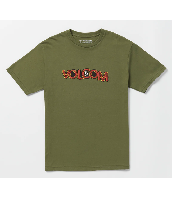 VOLCOM VOLCOM - SQUABLE KID TEE (MILITARY)