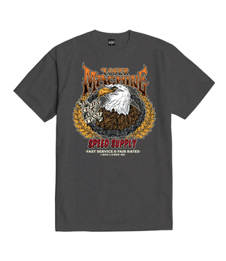 LOSER MACHINE LOSER MACHINE - SPEED SUPPLY TEE (HEATHER CHARCOAL)