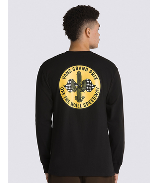 VANS VANS - GRAND PRIX L/S TEE (BLACK) VANS VANS - GRAND PRIX L/S TEE (BLACK)