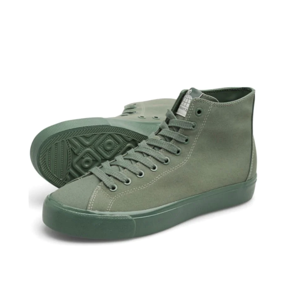 LAST RESORT AB - VM003 CANVAS HI (FULL SPRAY GREEN) - Boutique