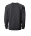 ROOKERY ROOKERY - SMALL LOGO LOOPBACK CREW (CHARCOAL HEATHER)