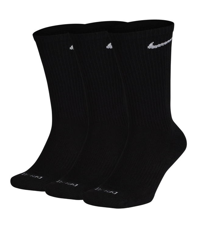 NIKE SB NIKE SB - EVERYDAY PLUS CUSH CREW SOCKS 3 PACK (BLACK)