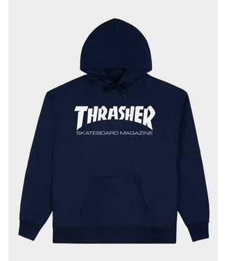 THRASHER THRASHER - SKATE MAG HOODIE (NAVY)