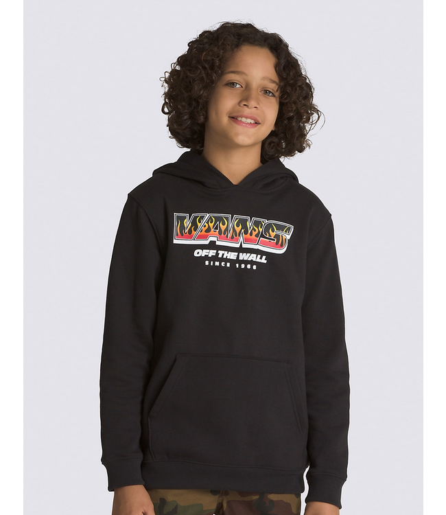 VANS VANS - UP IN FLAMES SWEAT À CAPUCHE ENFANT (NOIR)