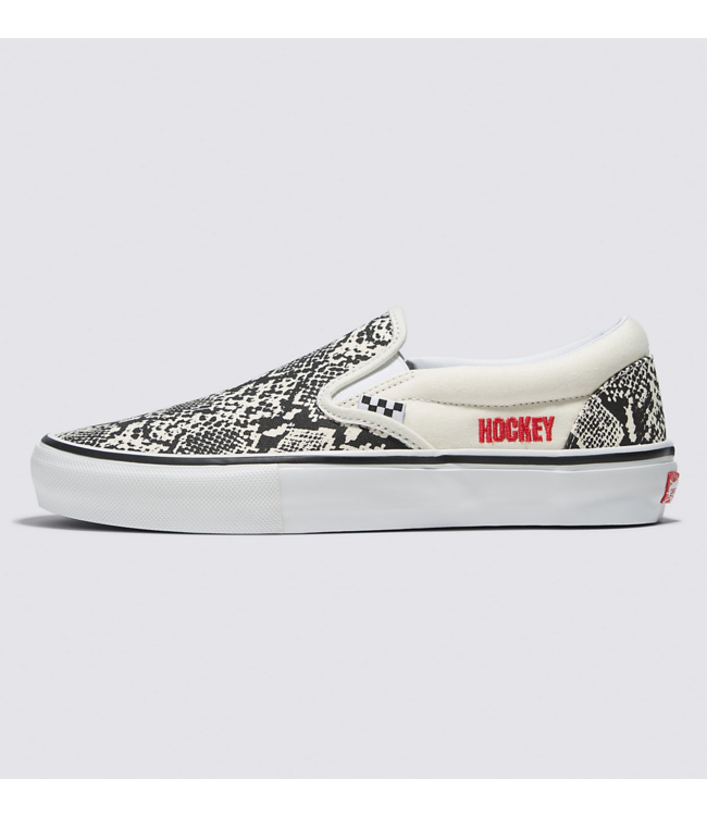 VANS VANS - SKATE SLIP-ON X HOCKEY (WHITE/ SNAKE)