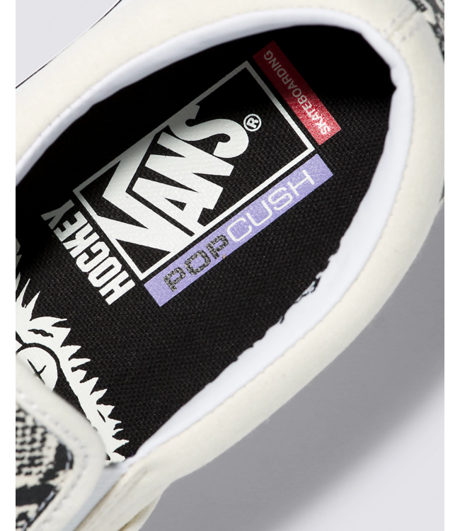 VANS VANS - SKATE SLIP-ON X HOCKEY (WHITE/ SNAKE)