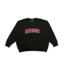 ROOKERY ROOKERY - VARSITY APPLIQUE OVERSIZED CREWNECK (BLACK)