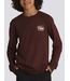 VANS VANS - CUSTOM CLASSIC CO. KID L/S TEE (BITTER CHOCOLATE)