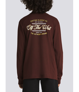 VANS VANS - CUSTOM CLASSIC CO. KID L/S TEE (BITTER CHOCOLATE) VANS VANS - CUSTOM CLASSIC CO. KID L/S TEE (BITTER CHOCOLATE)