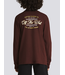 VANS VANS - CUSTOM CLASSIC CO. KID L/S TEE (BITTER CHOCOLATE)