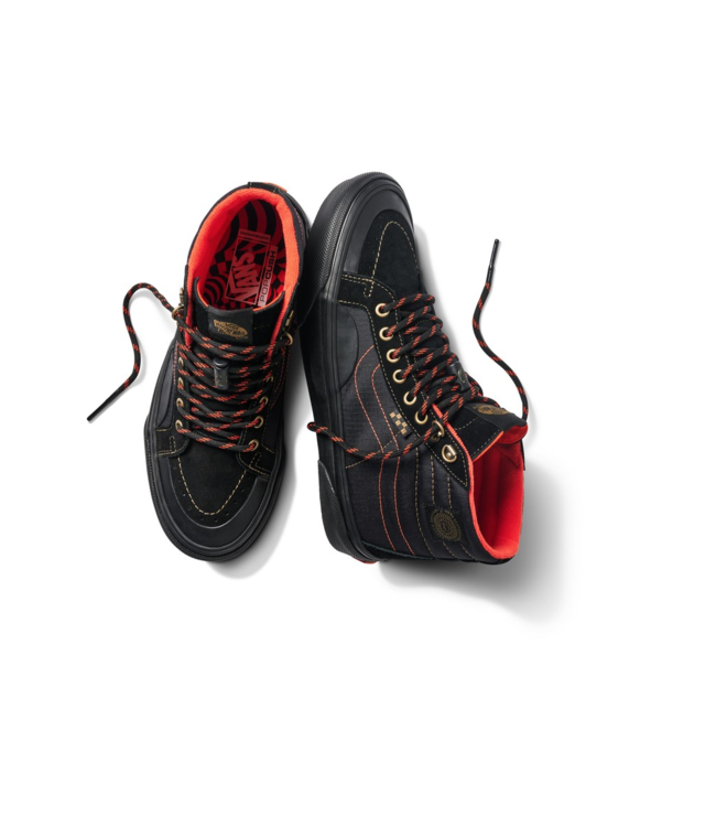 VANS VANS - SPITFIRE SKATE SK8-HI REISSUE (BLACK/ FLAME)