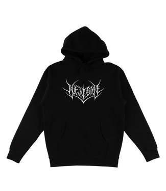 WELCOME WELCOME - BIG SPLINTER SWEAT À CAPUCHE IMPRIMÉ (NOIR/BLANC)