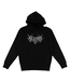 WELCOME WELCOME - BIG SPLINTER PRINTED HOODIE (BLACK/ WHITE)