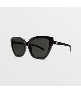 VOLCOM VOLCOM - MILLI SUNGLASSES (GLOSS BLACK/GRAY POLAR)