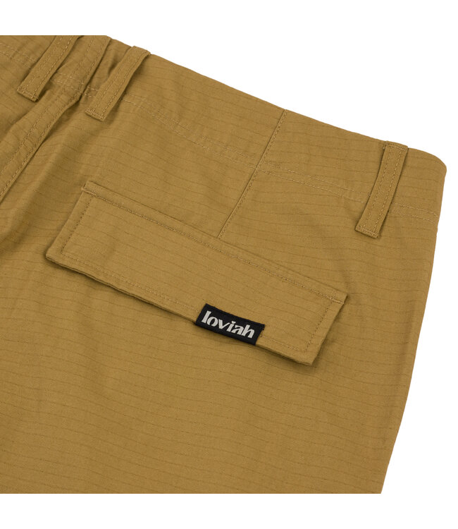 LOVIAH LOVIAH - RIPSTOP CARGO PANTS (BRITISH KHAKI)