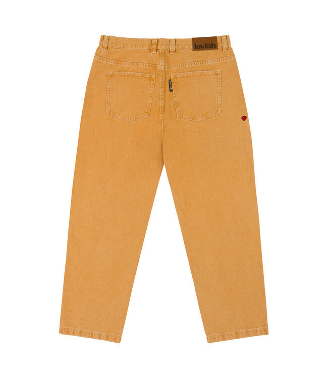 LOVIAH LOVIAH - PANTALON EN JEAN 5 POCHES (ABRICOT)