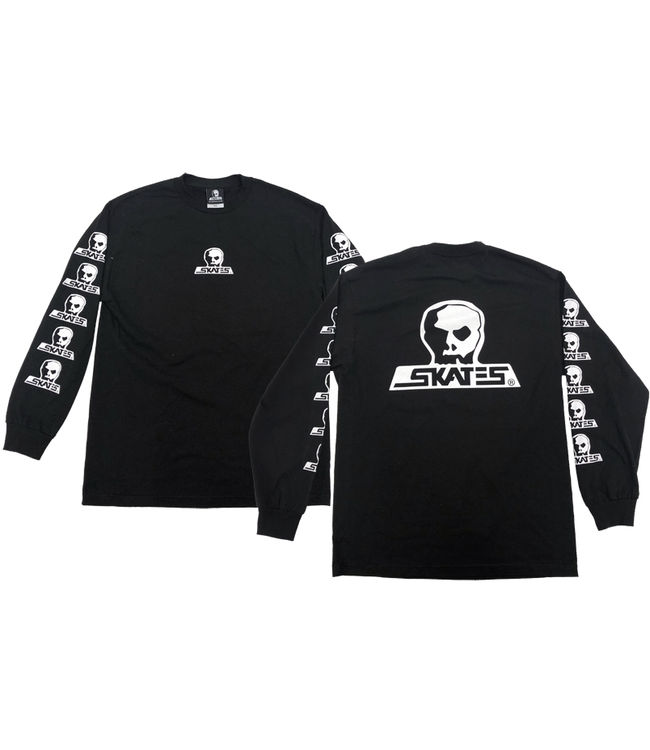 SKULL SKATES SKULL SKATES - SKULL LOGO T-SHIRT MANCHES LONGUES (NOIR)