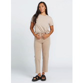 VOLCOM - STN STEP PANTALON TAILLE HAUTE (MOKA)