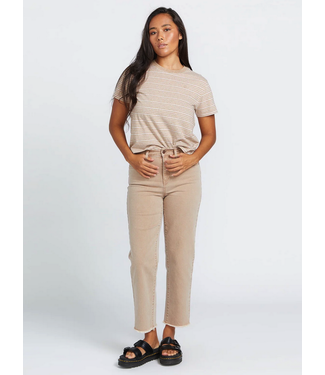 VOLCOM VOLCOM - STN STEP HI RISE PANT (MOCHA)