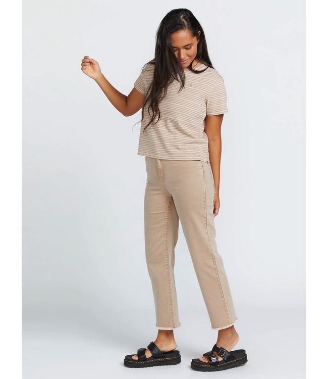 VOLCOM VOLCOM - STN STEP HIRISE PANT (MOCHA)