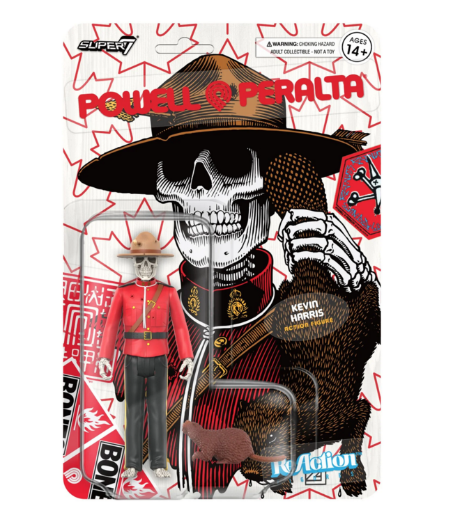 SUPER 7 SUPER 7 - POWELL REACTION FIGURE WAVE 4 KEVIN HARRIS