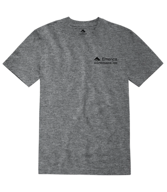 EMERICA - 6 FEET ABOVE SKELETON T-SHIRT (GRIS CHINÉ)