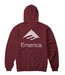 EMERICA - LOCK UP HOODIE (BRIQUE)