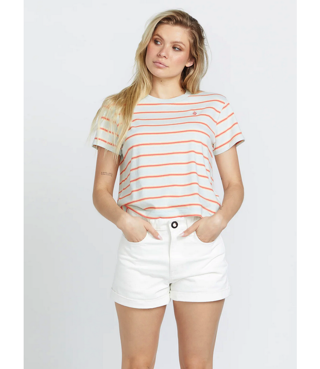 VOLCOM VOLCOM - WEELLOW SHORT EN JEAN (ÉTOILE BLANC)