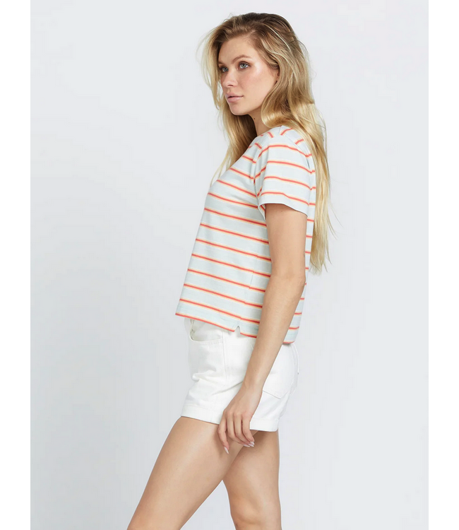 VOLCOM VOLCOM - WEELLOW SHORT EN JEAN (ÉTOILE BLANC)