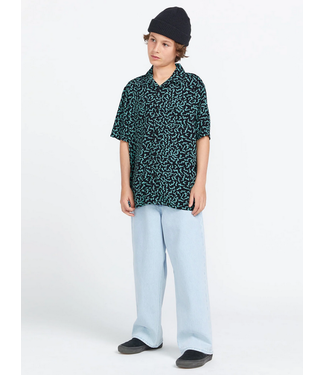 VOLCOM VOLCOM - ASPHALT BEACH CHEMISE ENFANT (NOIR)