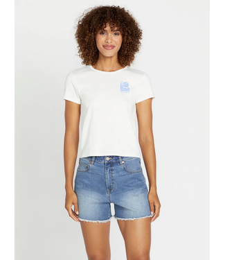VOLCOM VOLCOM - STN STEP SHORT TAILLE HAUTE (BLEU JASPER)