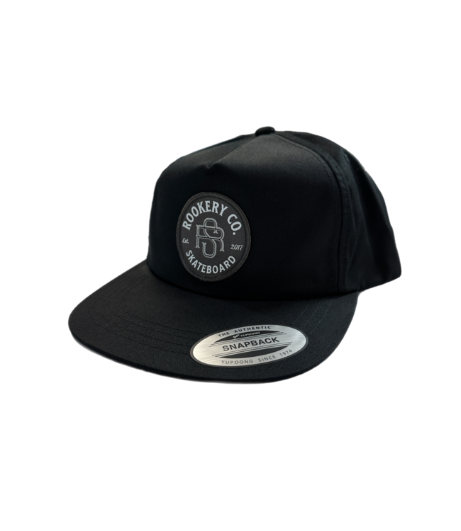 ROOKERY ROOKERY - CREST UNSTRUCTURED CAP (BLACK)