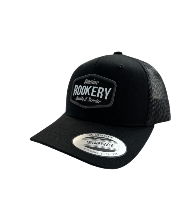 ROOKERY ROOKERY - GENUINE RETRO TRUCKER CAP (BLACK)