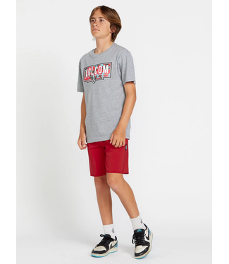 VOLCOM VOLCOM - FILL UP KIDS TEE (HEATHER GREY)