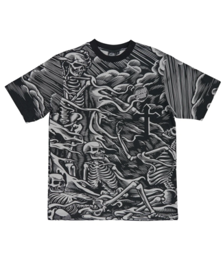 SANTA CRUZ SANTA CRUZ - OBRIEN PURGATORY RINGER TEE (BLACK)