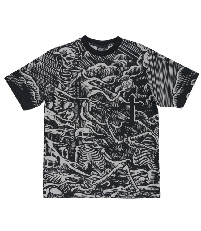 SANTA CRUZ SANTA CRUZ - OBRIEN PURGATORY RINGER TEE (BLACK)