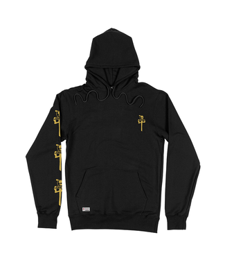 RED DRAGON RDS - SKULL SKATES CND HOODIE (BLACK/ TARSANDS)