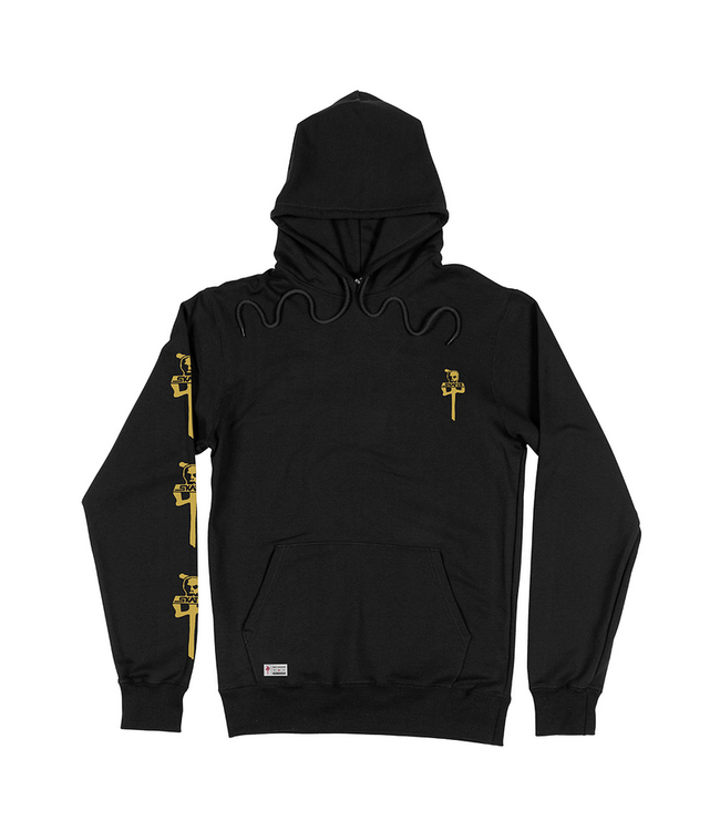 RED DRAGON RDS - SKULL SKATES CND HOODIE (BLACK/ TARSANDS)