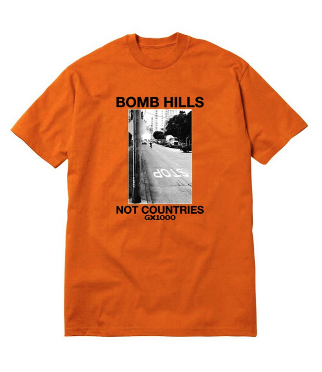 GX1000 GX1000 - BOMB HILLS T-SHIRT (ORANGE)